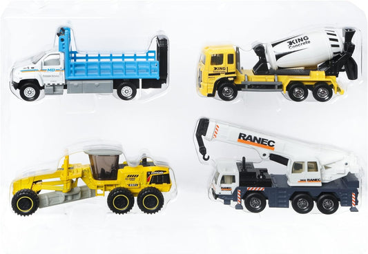 Matchbox Construction Machines Pack of 4