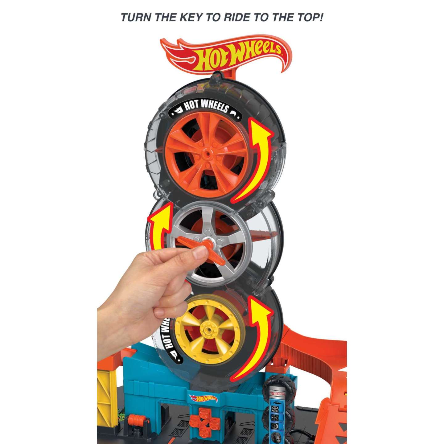 Hot Wheels - City Super Twist Tire Shop Playset