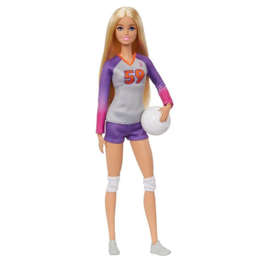 Barbie Made To Move Career Volleyball Player Doll With Uniform And Ball