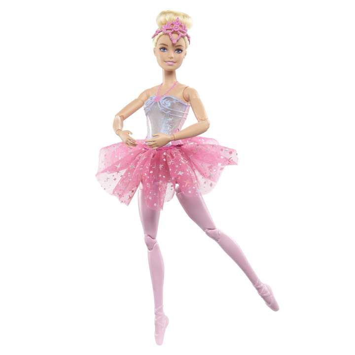 Barbie Dreamtopia Twinkle Lights Ballerina Doll, Blonde With Light-Up Feature