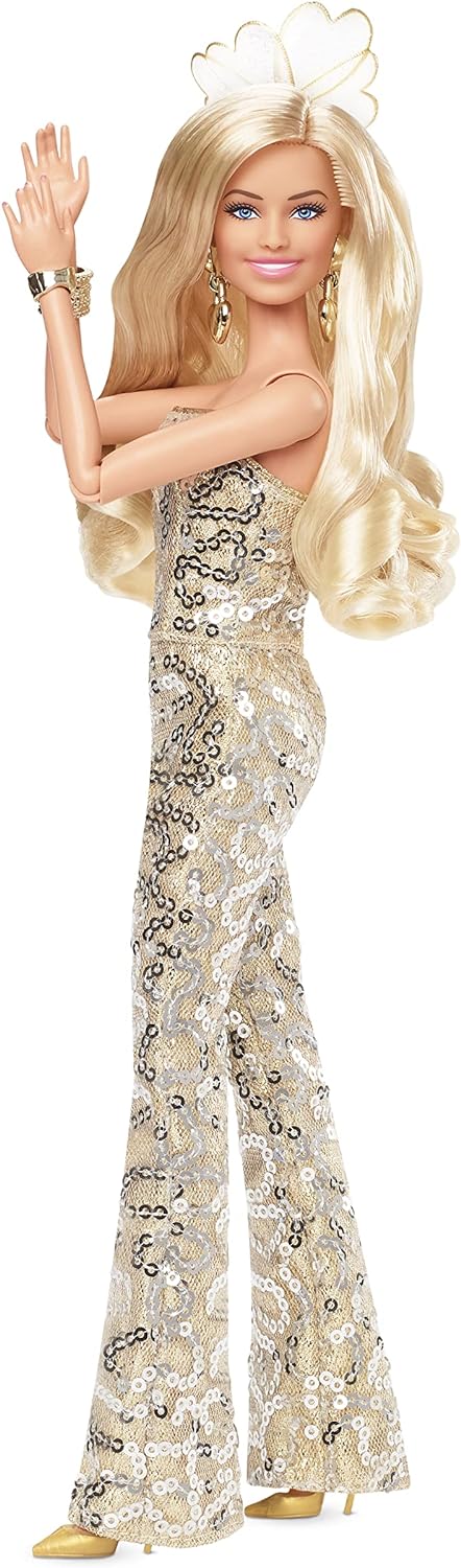 Barbie Extra Fancy Doll in Teddy-Print Gown with Sheer Train and  Accessories 