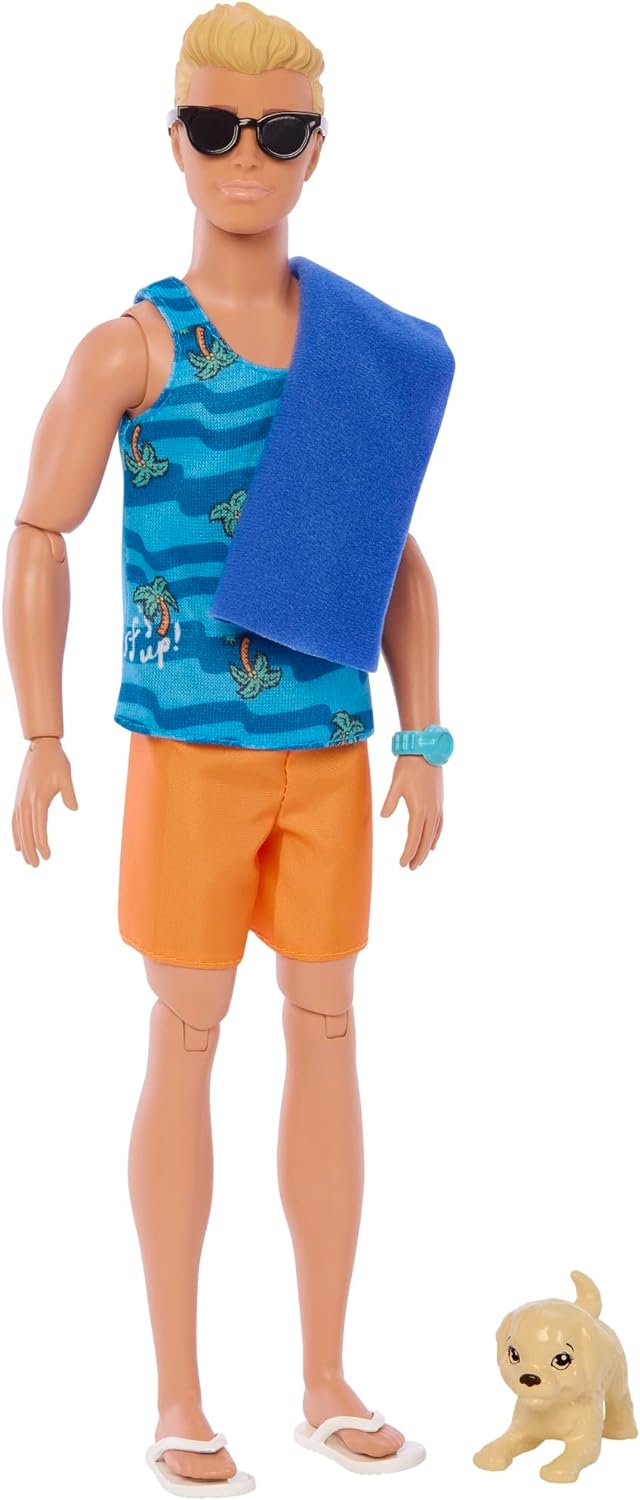 Barbie Ken Doll With Surfboard HPT50 The Entertainer Pakistan