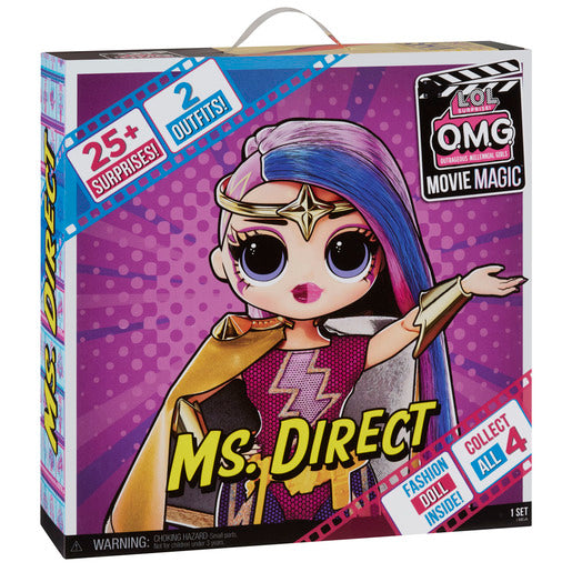 L.O.L. Surprise! Outrageous Millennial Girls Movie Magic Ms. Direct Fashion Doll with 25 Surprises Playset (Styles Vary)