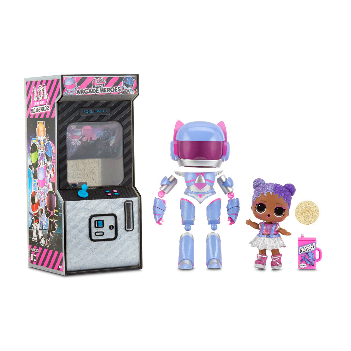 L.O.L. Surprise! Boys Arcade Heroes Action Figure Doll (Styles Vary)