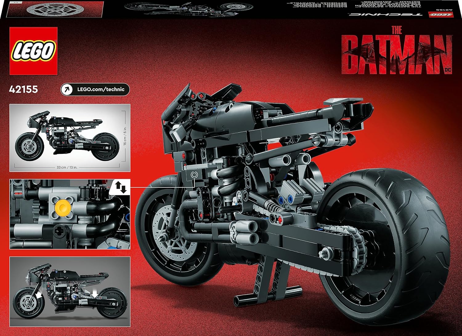 LEGO Technic The Batman Batcycle 42155