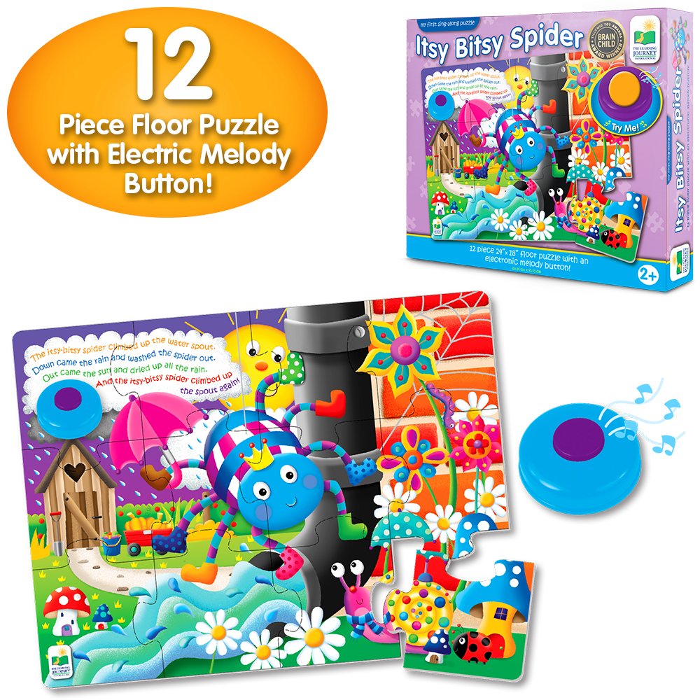 Learning Journey The 634011 "Itsy Bitsy Spider My First Sing Along Puzzle