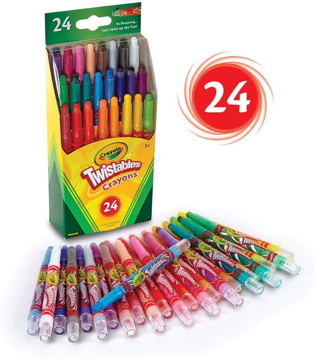Mini Flexible Crayola Crayons - 24 CT