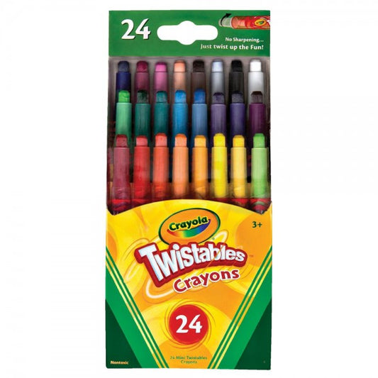 Mini Flexible Crayola Crayons - 24 CT