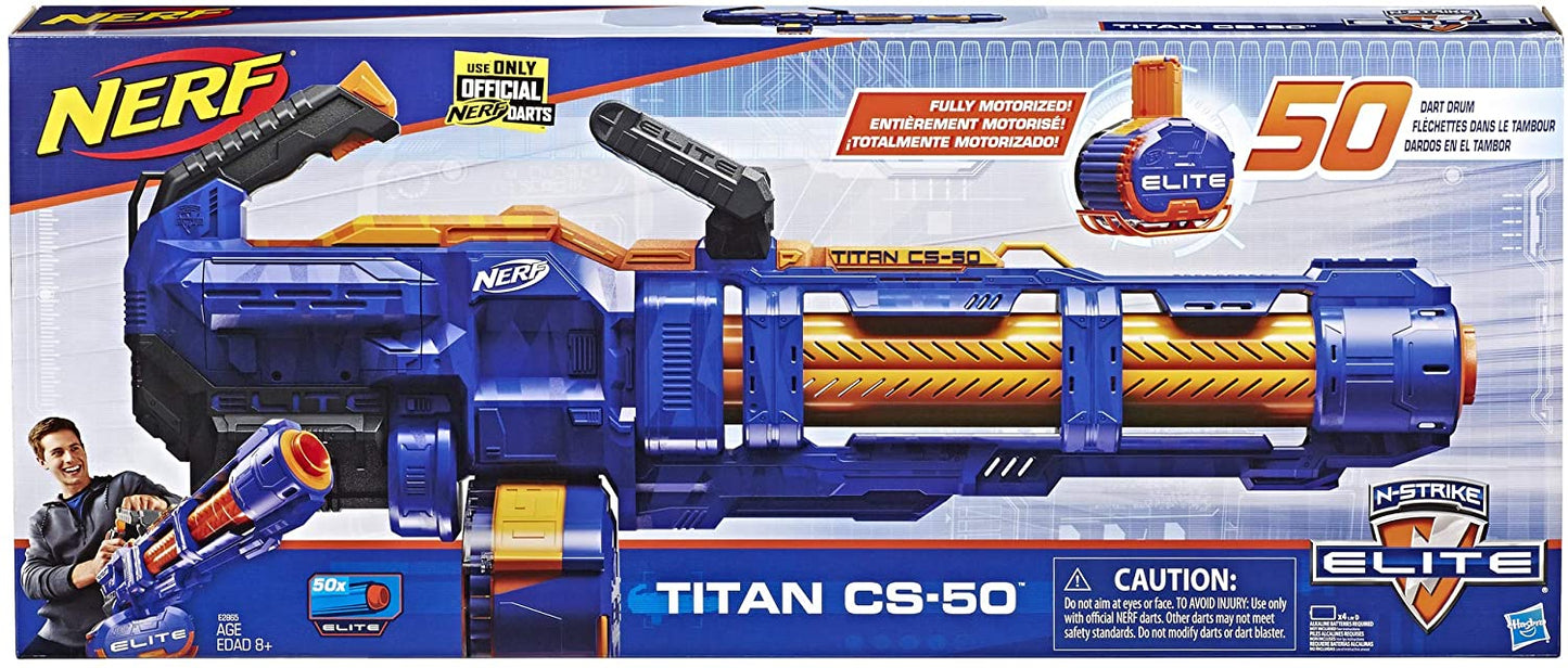 NERF Elite Titan CS-50 Blaster Fully Motorized