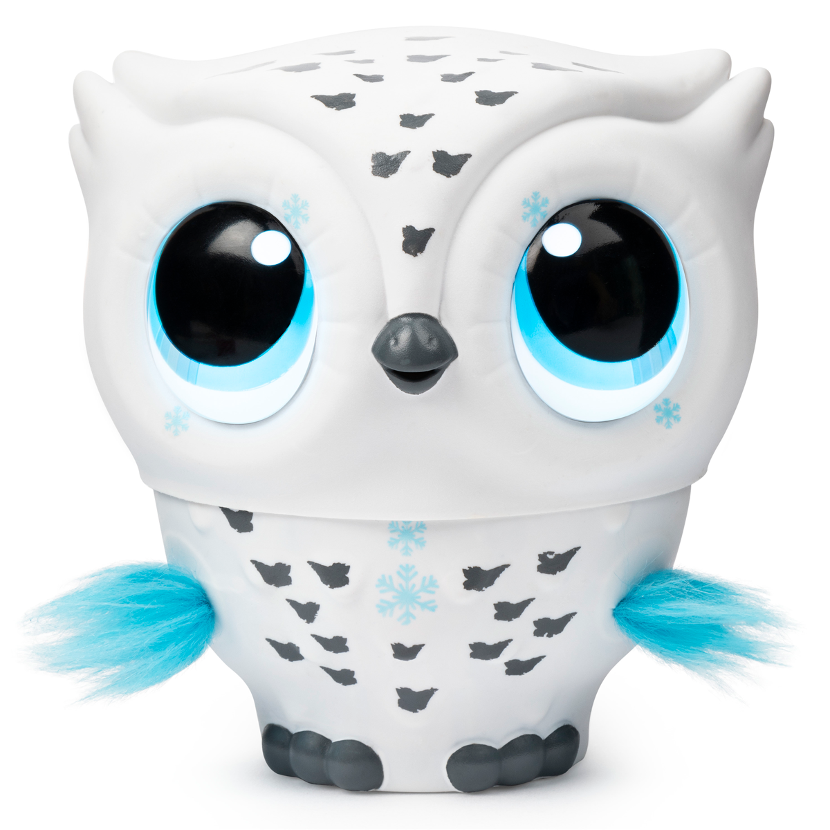 Owleez Flying Baby Owl Interactive Toy - White - Plush