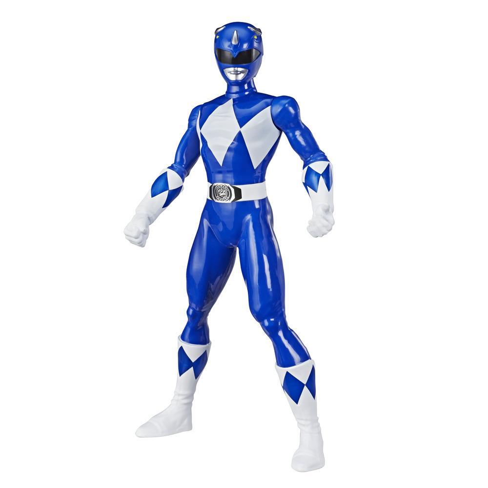 Power Rangers Mighty Morphin Blue Ranger Figure 9.5-inch Scale Action Figure