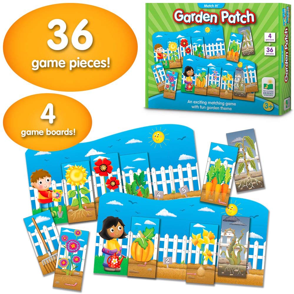 THE LEARNING JOURNEY - Match It! Game - Garden Patch - Counting & Memory Educational Game
