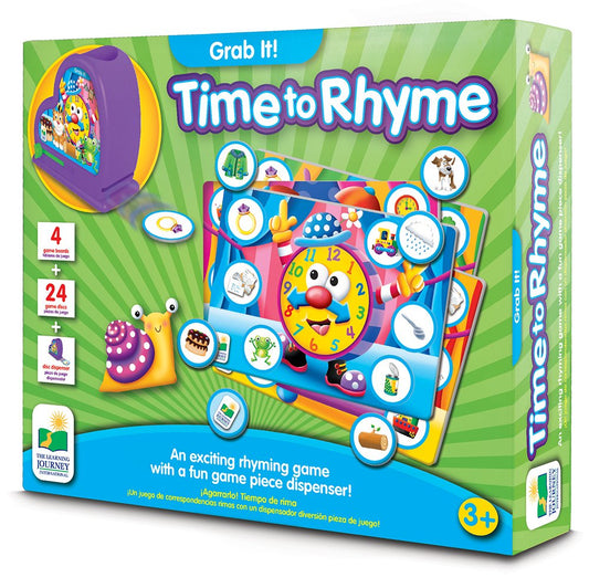 THE LEARNING JOURNEY 117705 Time To Rhyme Grab It Puzzle