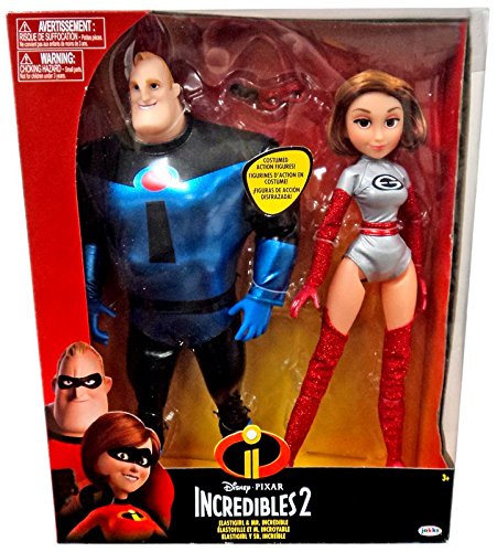The Incredibles 2 Elastigirl & Mr. Incredible, 2 Pack
