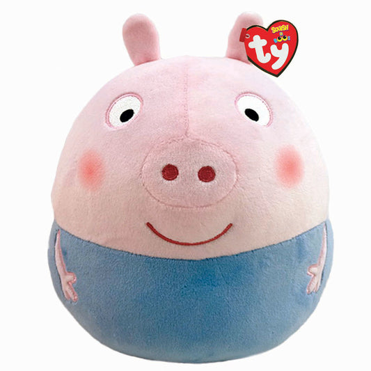 Ty Squish-a-Boos - George Pig 23cm Soft Toy