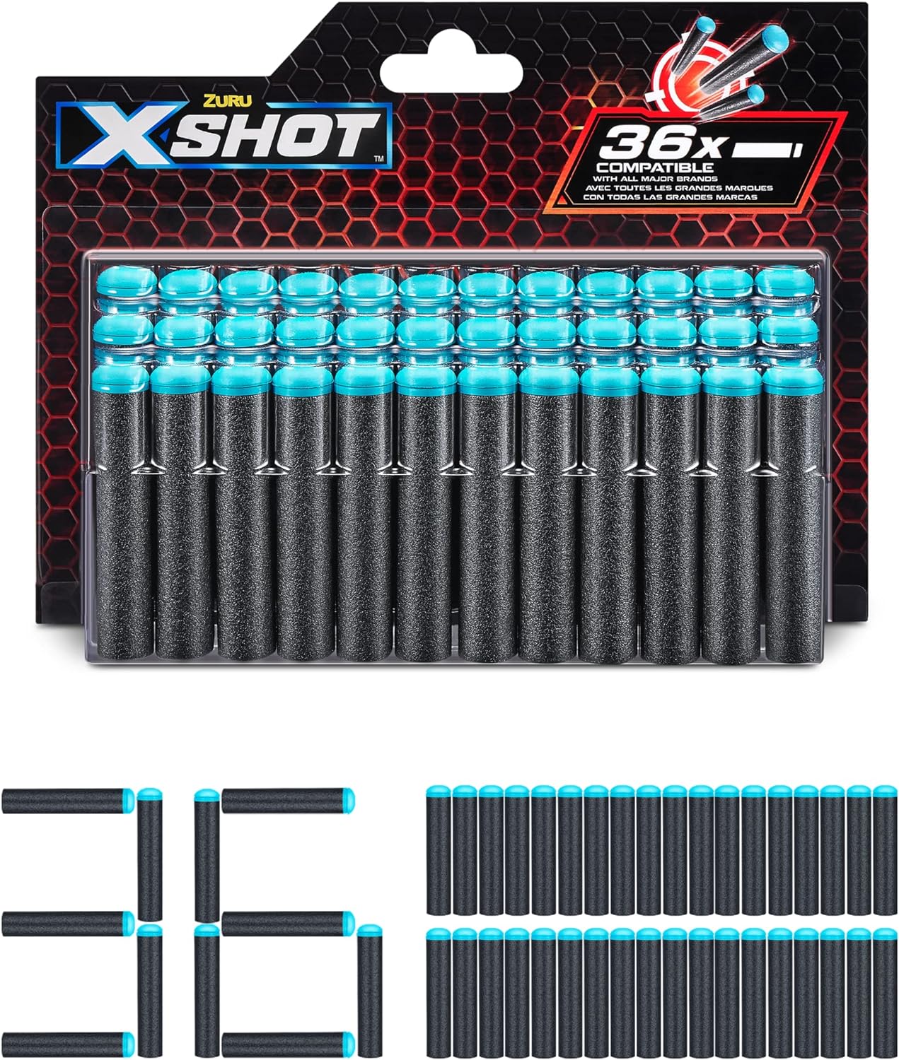 X-Shot Blister 36 Darts