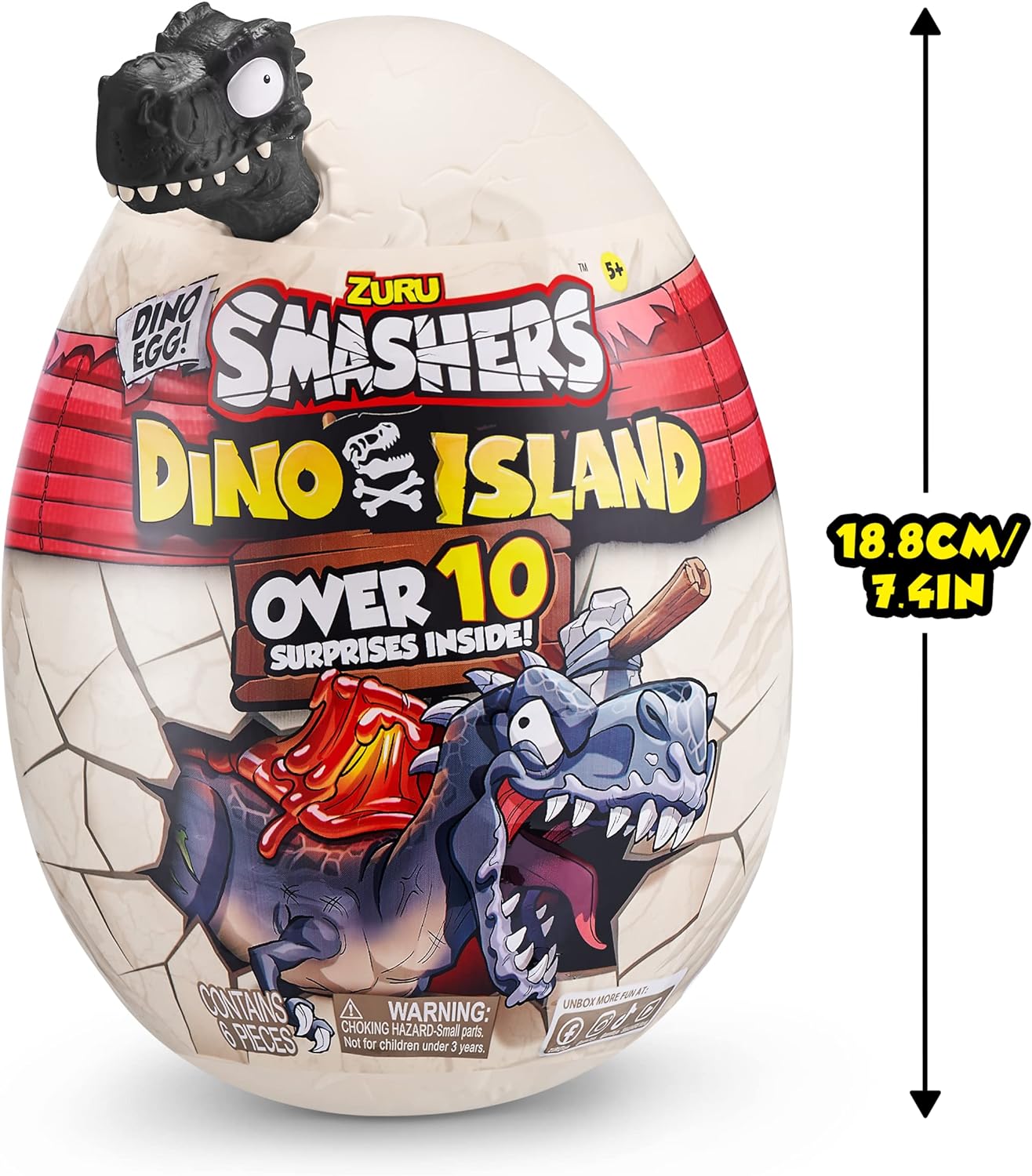 Smashers Dino Island Nano Egg (Styles Vary)