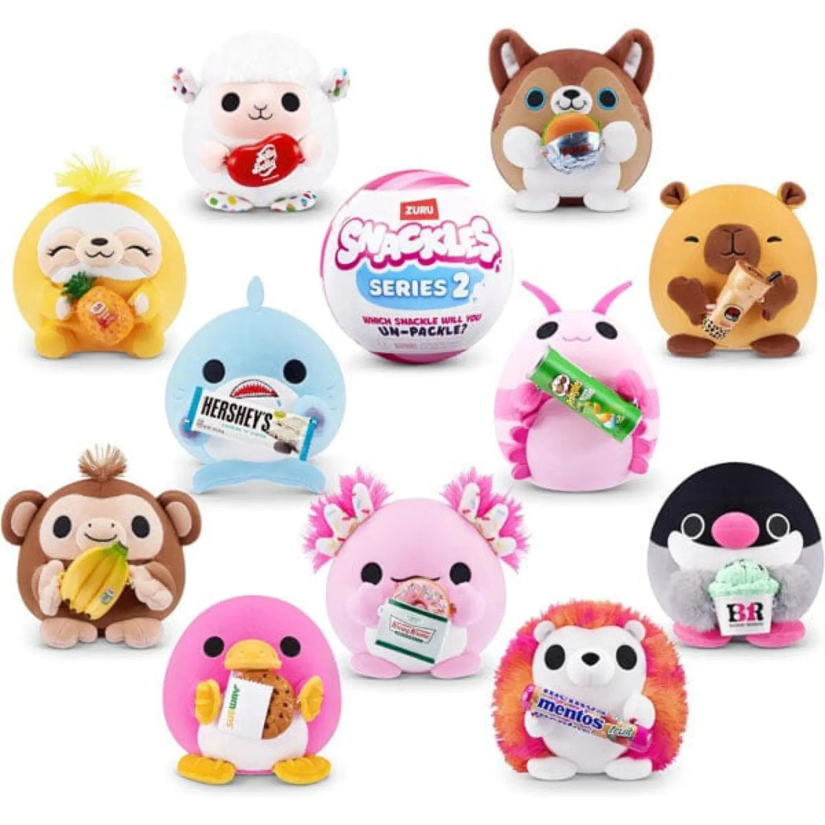 Snackles 20cm Soft Toy by ZURU (Styles Vary)