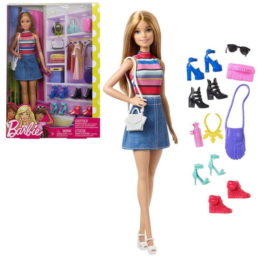 Barbie Fashion Doll  with shoes Accessories