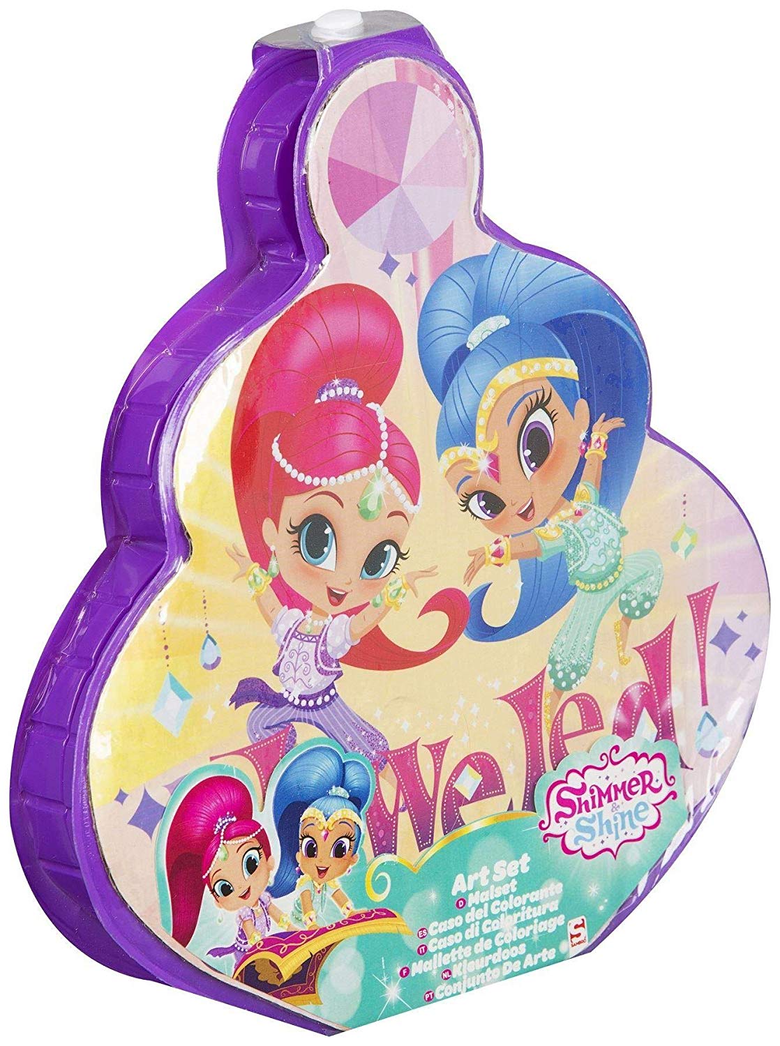 Shimmer and Shine Shaped Art Case