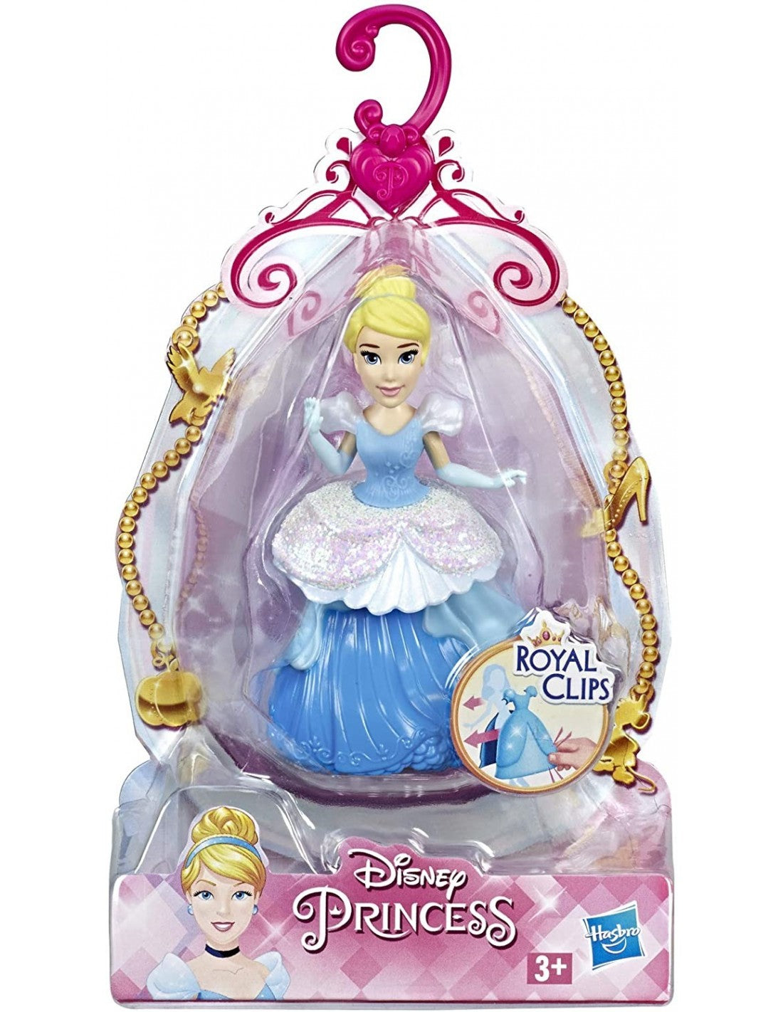 Disney Princess - Royal Clips Small Doll (Styles Vary - One Supplied)