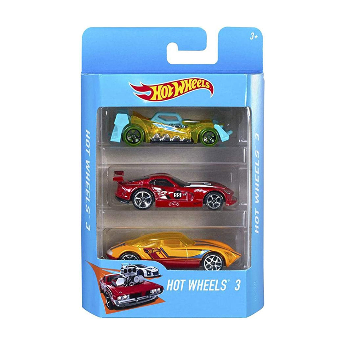 Hot Wheels - Car 3 Pack (Styles Vary) K5904