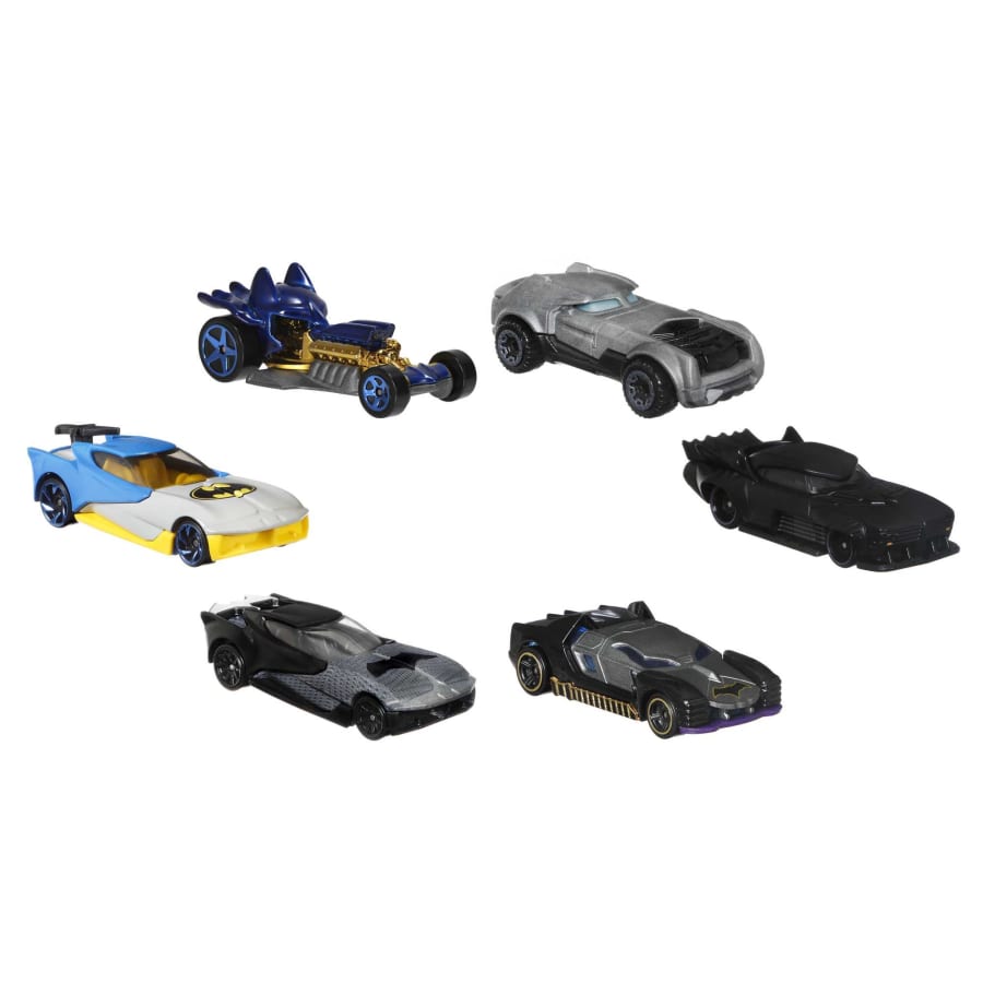 Hot Wheels - Batman Character Car 6 Pack