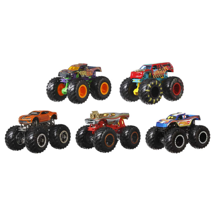 Hot Wheels - Monster Trucks 1:64 5-Pack (Styles Vary)