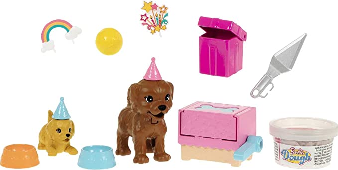 Barbie - Doll and Puppy Party Playset GXV75