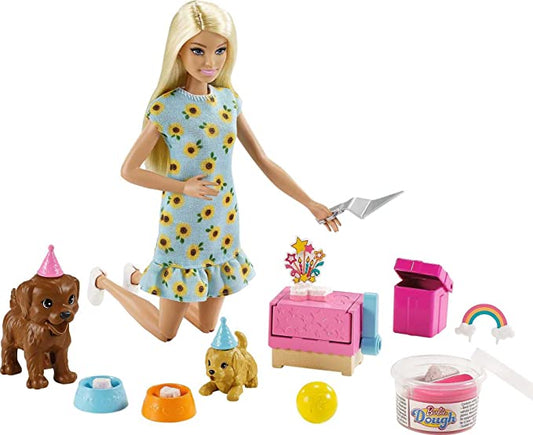 Barbie - Doll and Puppy Party Playset GXV75