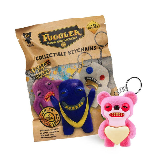 Fuggler Blind Bag Collectible Keychain Gold Edition