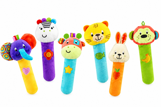 WinFun Grip ‘N Play Rattle Stick (Styles Vary - One Supplied)