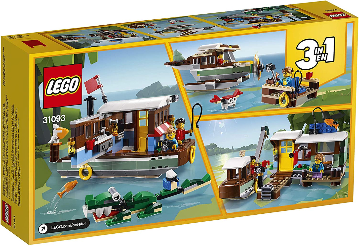 LEGO Creator - 3in1 Riverside Houseboat 31093