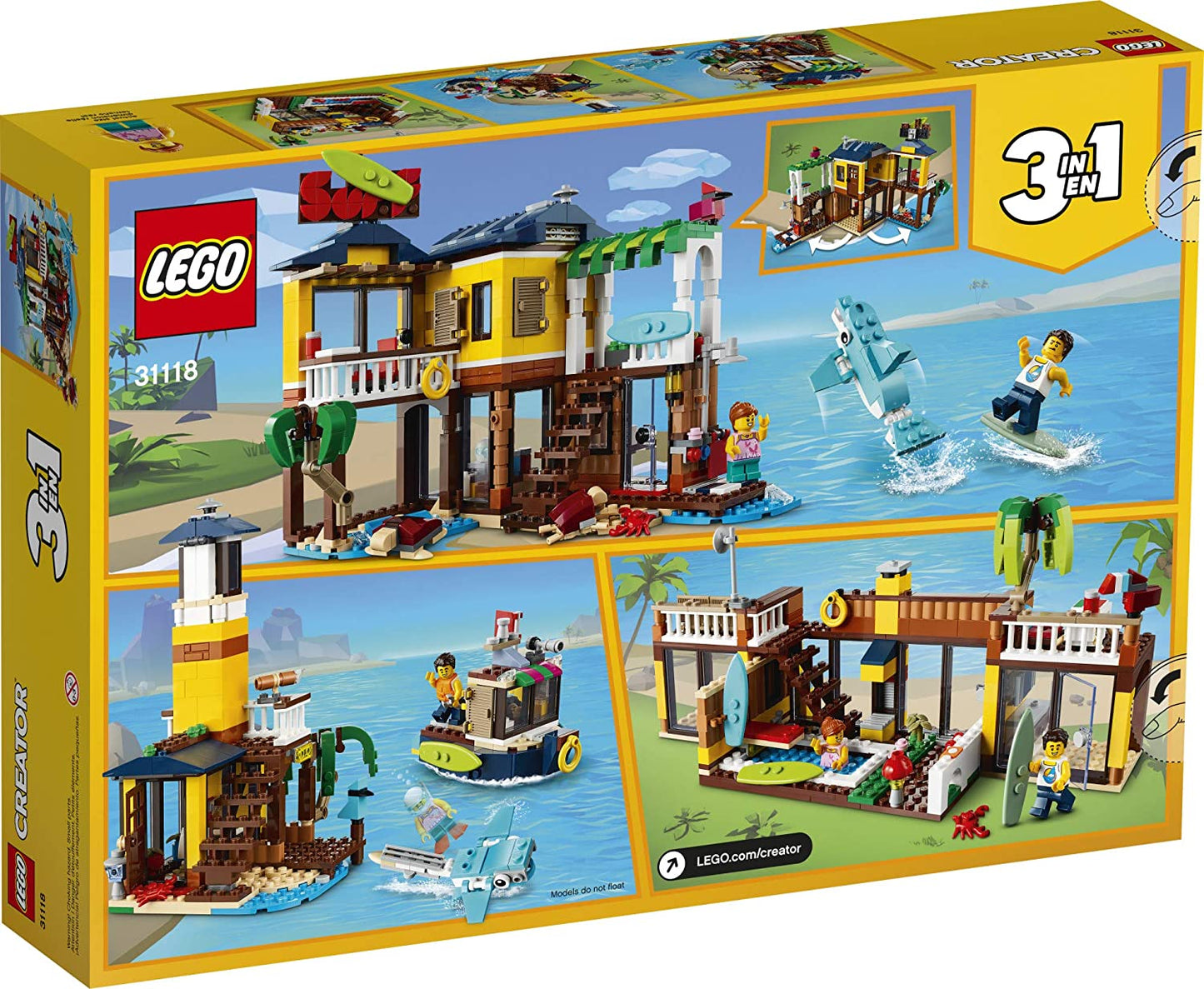 LEGO Creator - 3in1 Surfer Beach House 31118