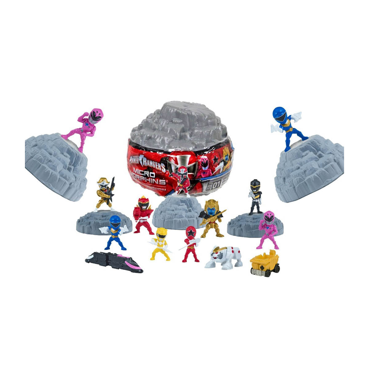 Power Rangers - Micro Morphin Figure (Styles Vary)