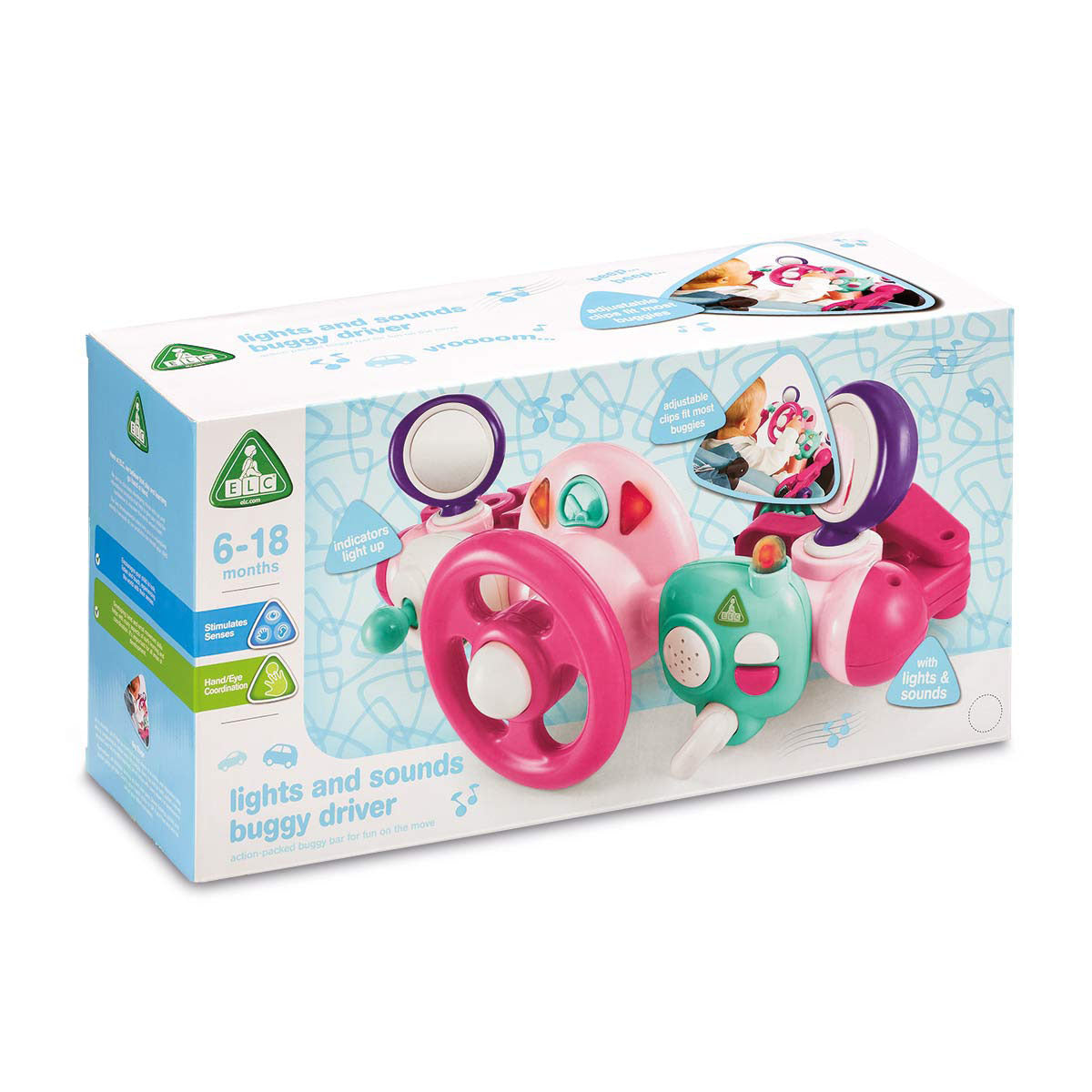Early Learning Centre Lights and Sounds Buggy Driver - Pink