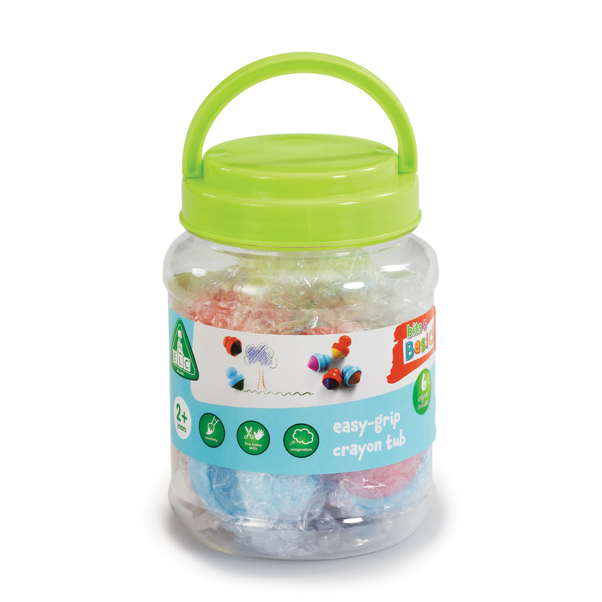 Early Learning Centre Bits & Basics Easy-Grip Crayon Tub