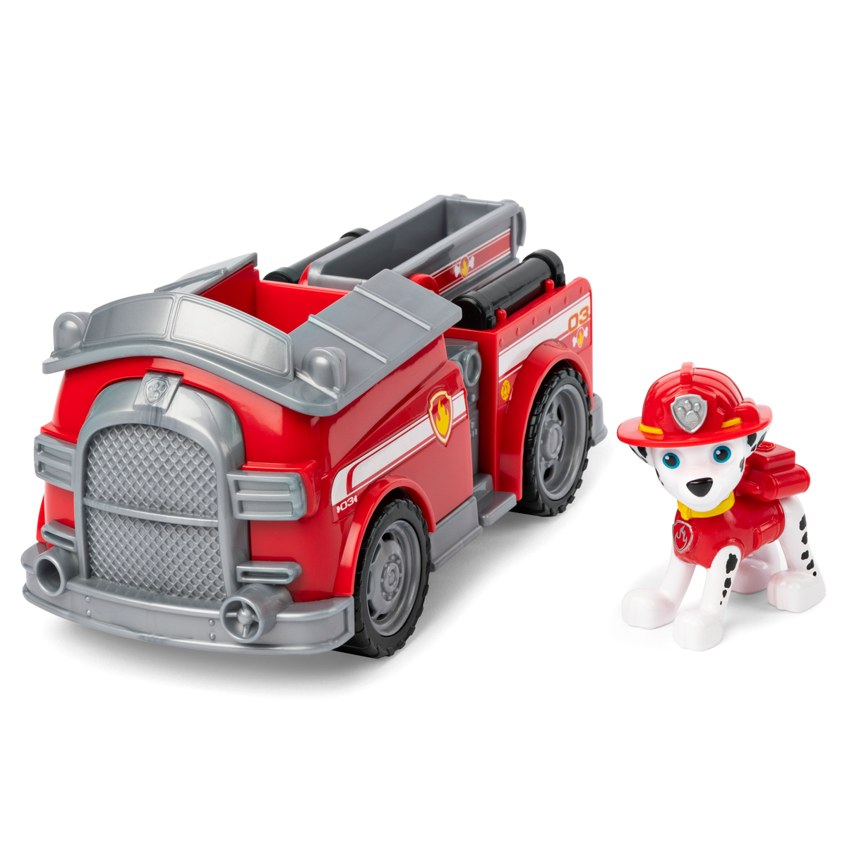 Paw Patrol Figure and Vehicle - Marshall and Firetruck