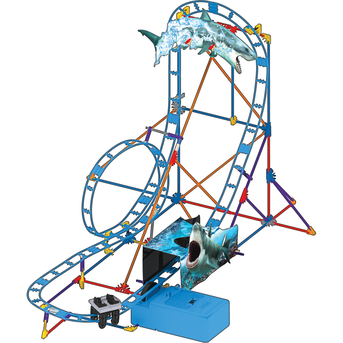 K'nex - Shark Attack Roller Coaster Building Set