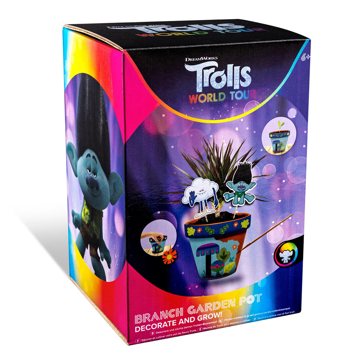 Trolls - Decorate Your Own Garden Pot (Styles Vary)