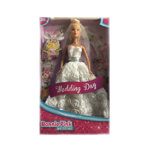 Bonnie Pink Doll - Wedding Dress