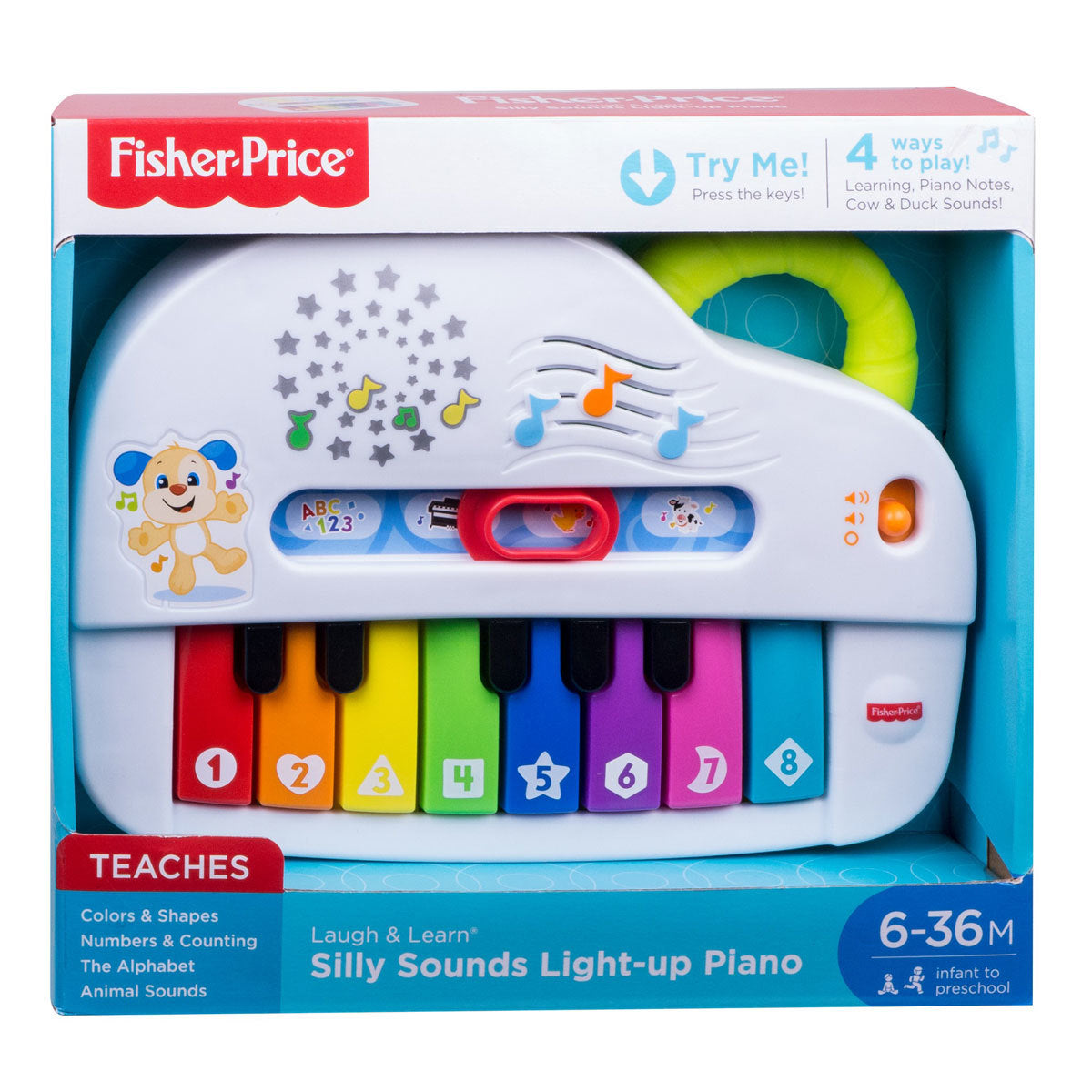 Fisher-Price Laugh and Learn Silly Sounds Light-Up Piano