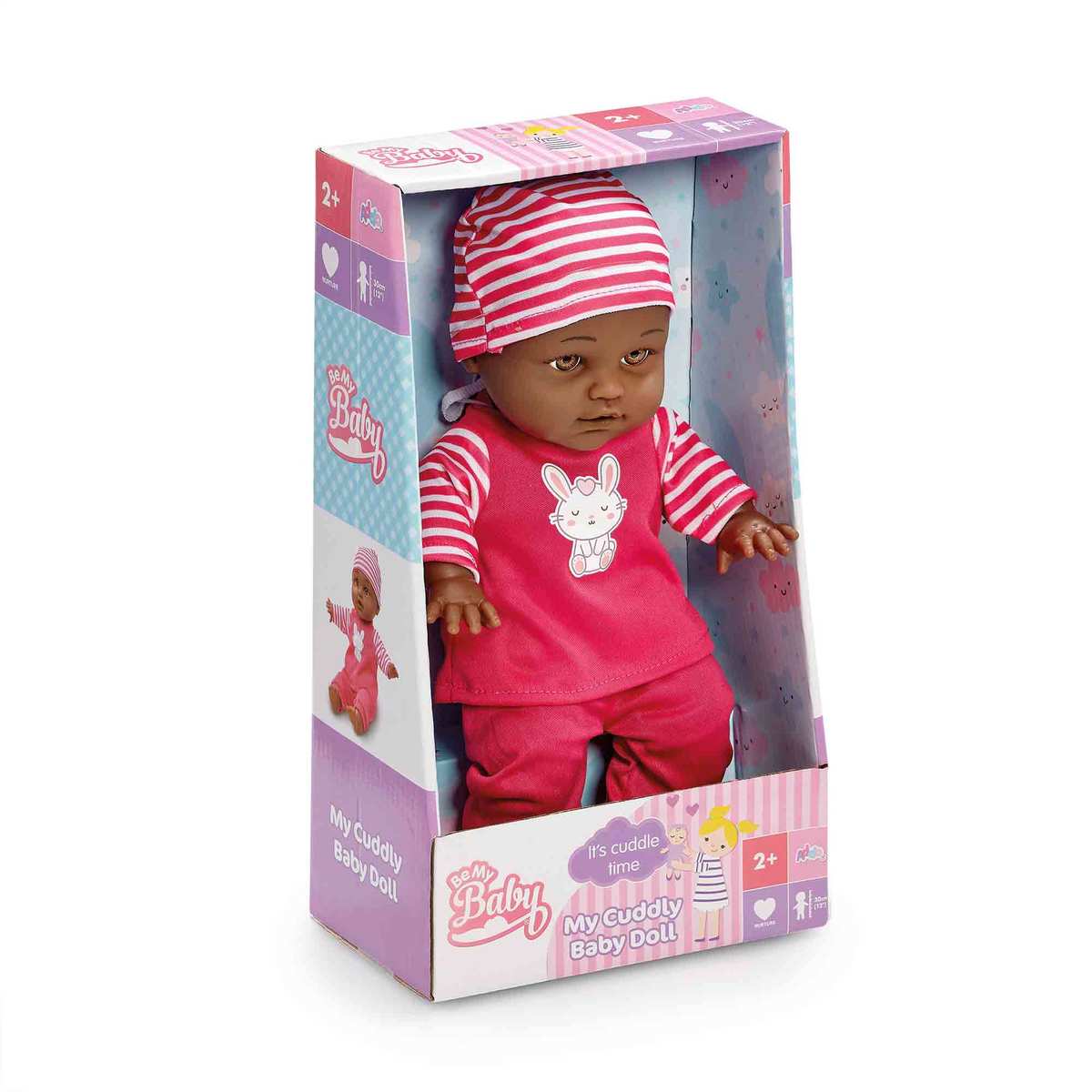 Be My Baby Cuddly Baby - Dark Pink Outfit