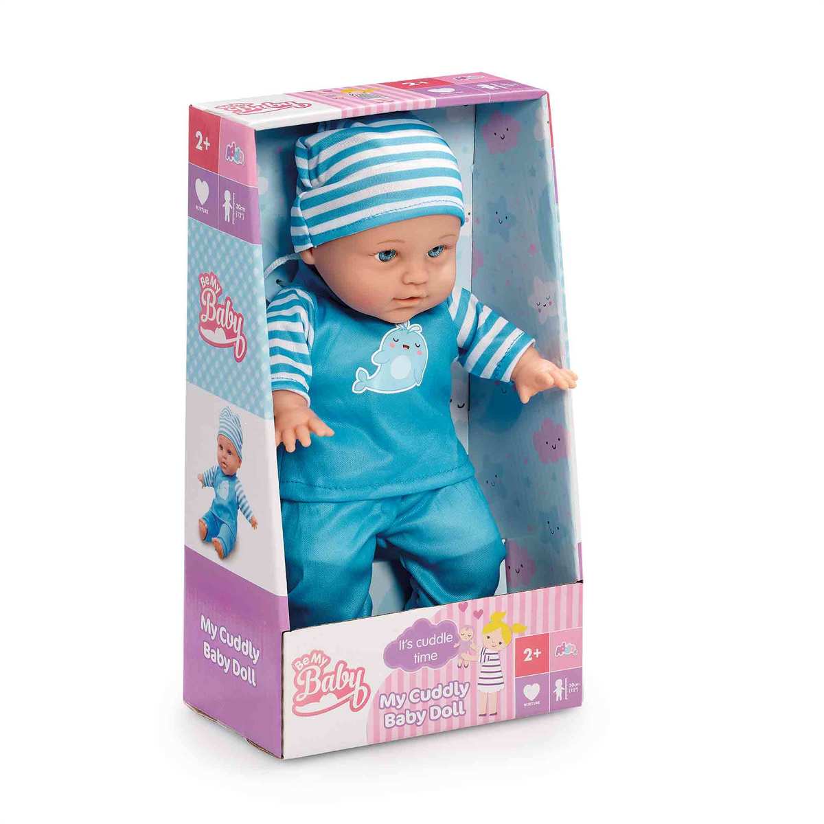 Be My Baby Cuddly Baby - Blue Outfit