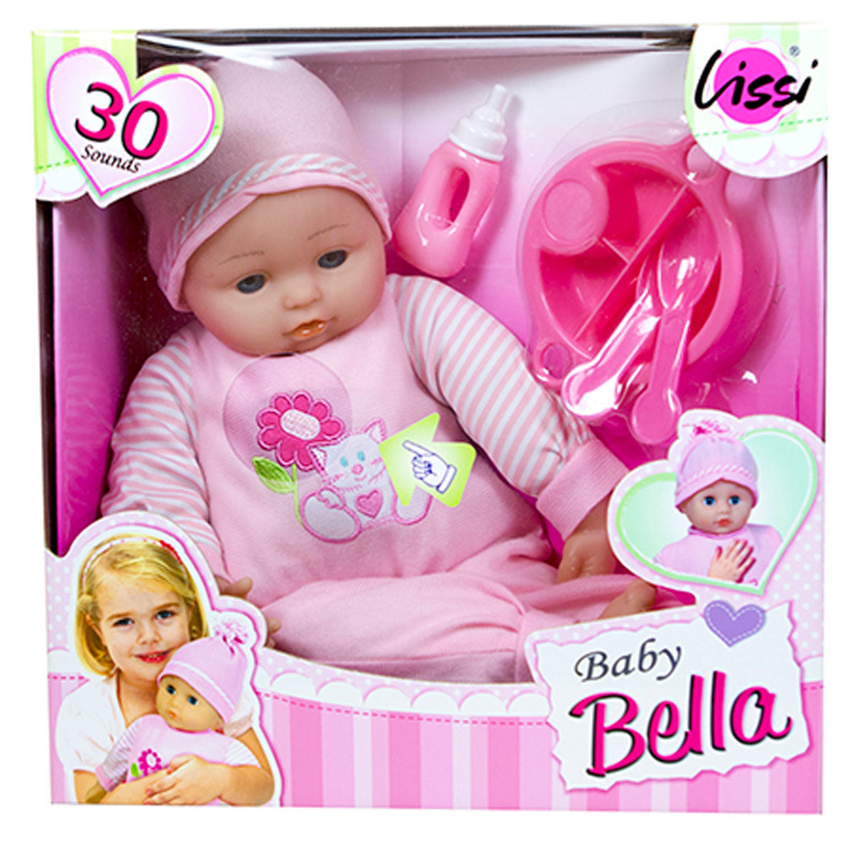 Lissi 40cm Talking Baby Doll and Accessories