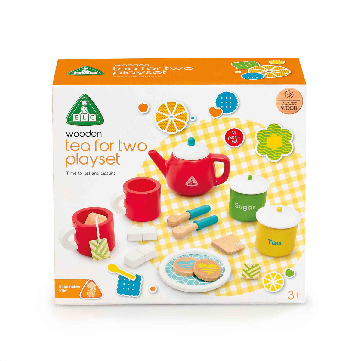Early Learning Centre Wooden Tea For Two Playset