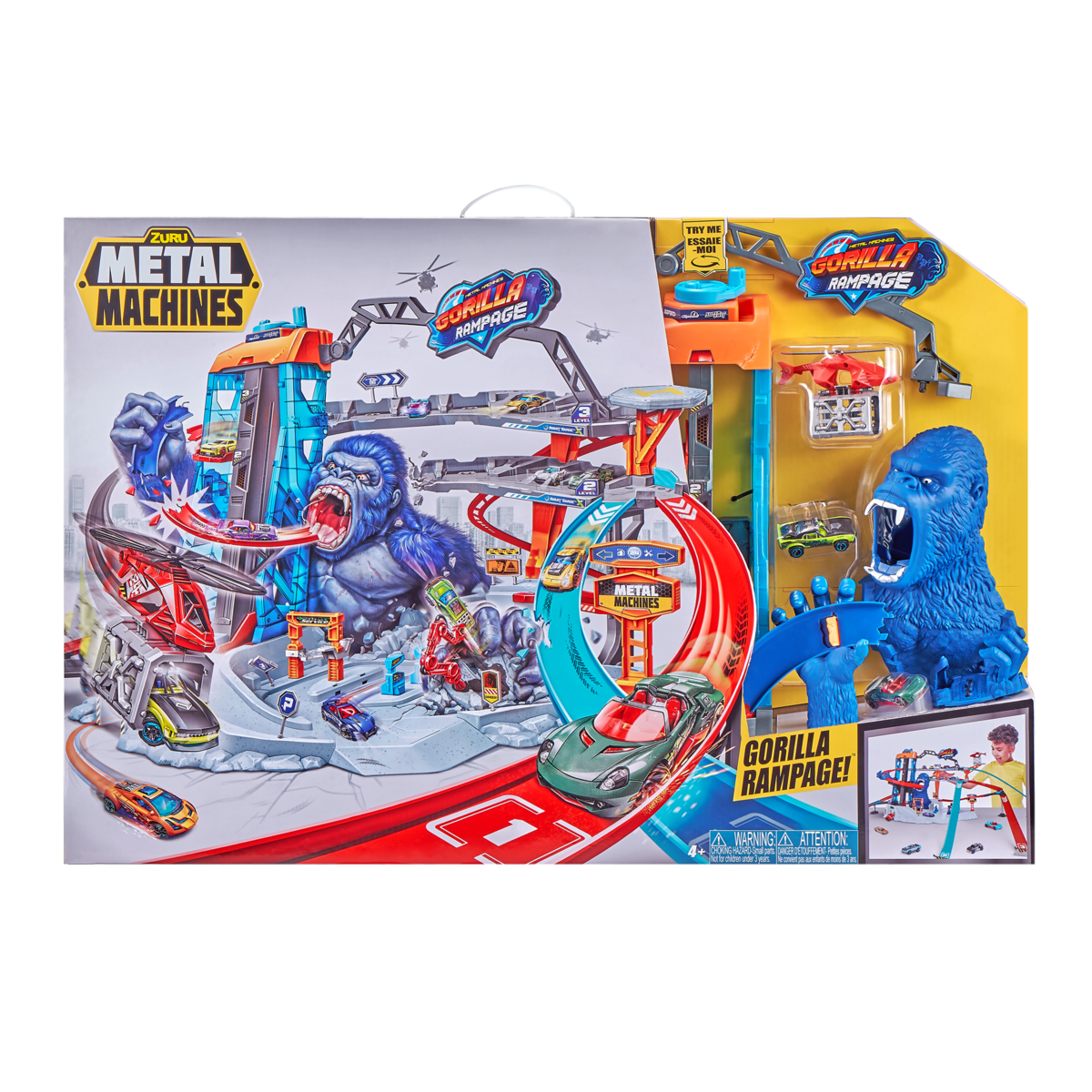 Metal Machines Gorilla Rampage Garage Playset