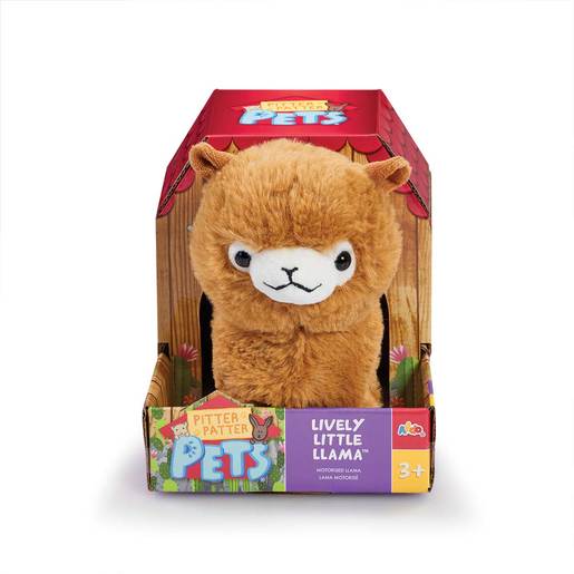 Pitter Patter Pets Lively Little Llama - Light Brown