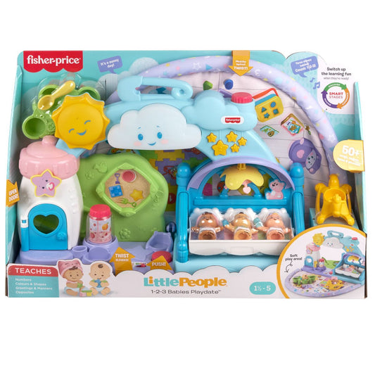 Fisher-Price Little People 1-2-3 Babies Playdate Set