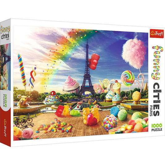 Trefl Funny Cities Sweets In Paris Puzzle - 1000pcs.